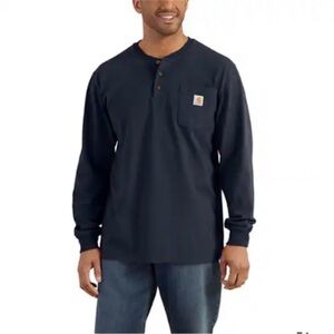 Carhartt Loose Fit Long Sleeve Henley- Size: L